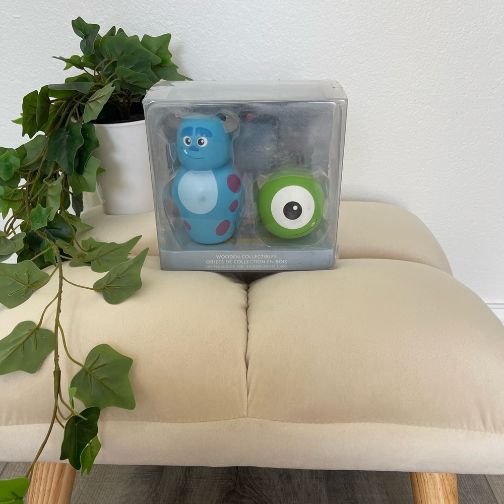 Disney Pixar Mike and Sulley Wooden collectibles